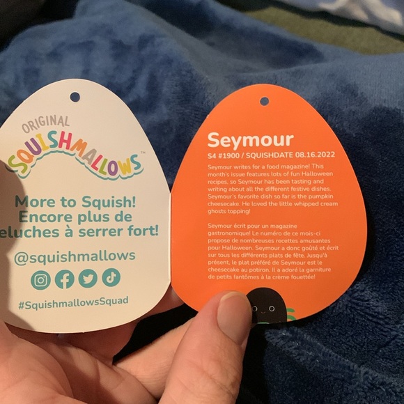 Seymour 4 inch mystery capsule spider squishmallow NWT - Picture 4 of 6